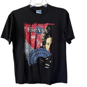 Safon España Flamenco size L Black T-Shirt